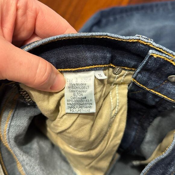 Rag & Bone Blue High Rise Skinny Jeans Women’s US 25 Medium Wash - Picture 9 of 11